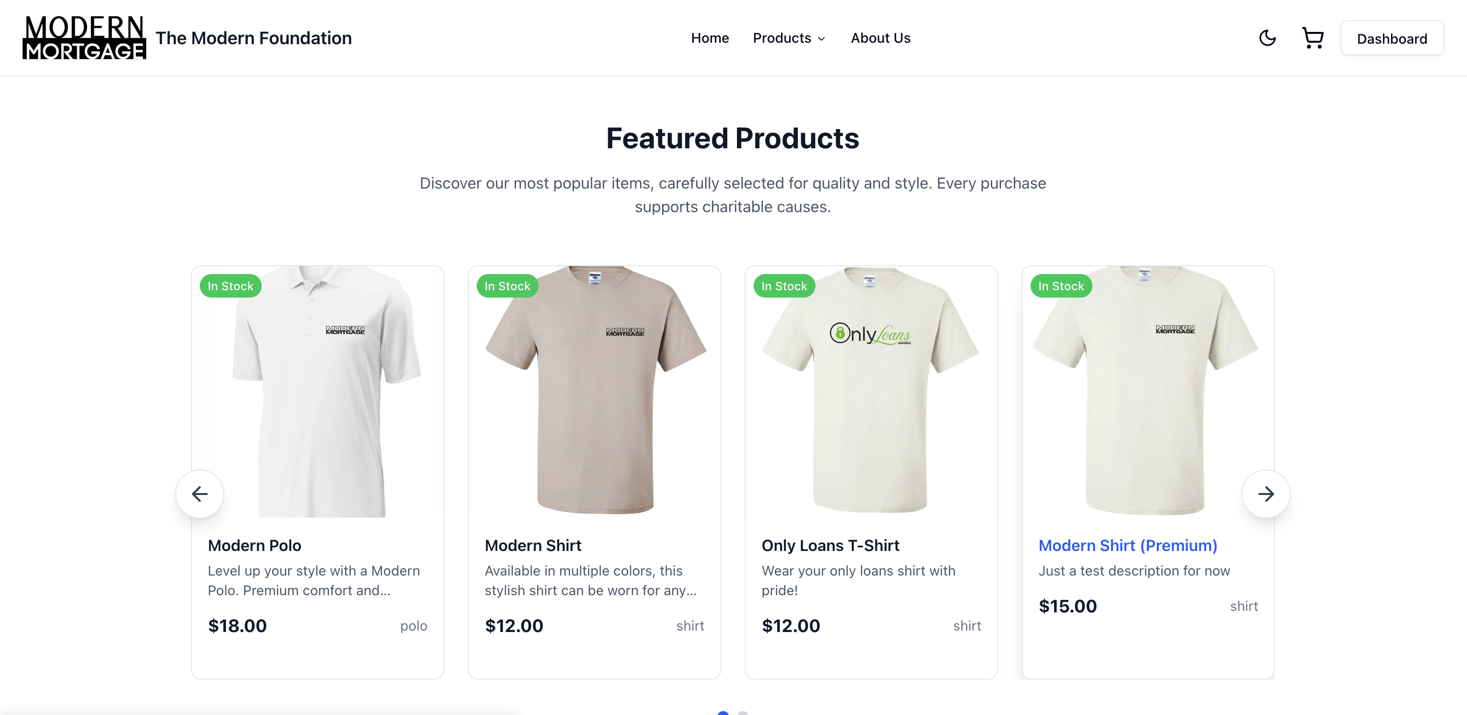 Modern Commerce screenshot